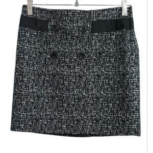Forenza Black and White Mini Skirt